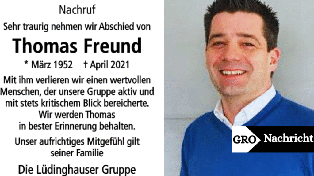 Thomas Freund Krankheit