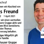 Thomas Freund Krankheit