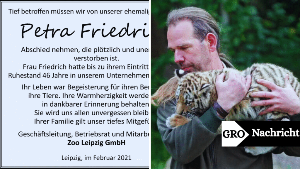 Petra Friedrich Zoo Leipzig Todesursache