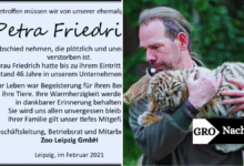 Petra Friedrich Zoo Leipzig Todesursache