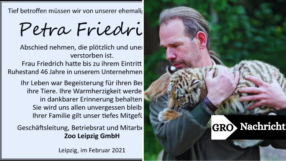 Petra Friedrich Zoo Leipzig Todesursache