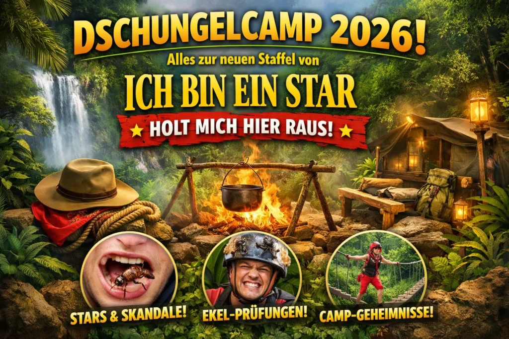 Dschungelcamp 2026: Alles zur neuen Staffel von „Ich bin ein Star – Holt mich hier raus!“