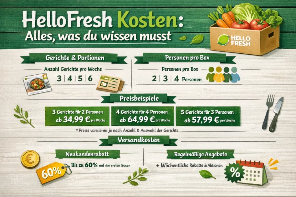 Hello Fresh Kosten: Alles, was du wissen musst
