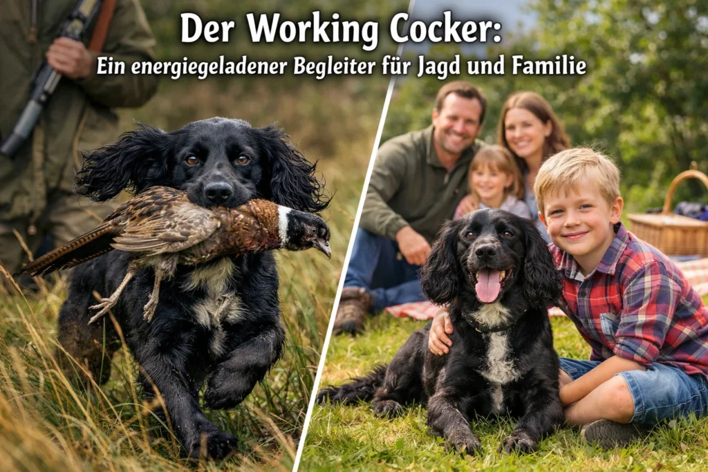 Der Working Cocker: Ein energiegeladener Begleiter für Jagd und Familie