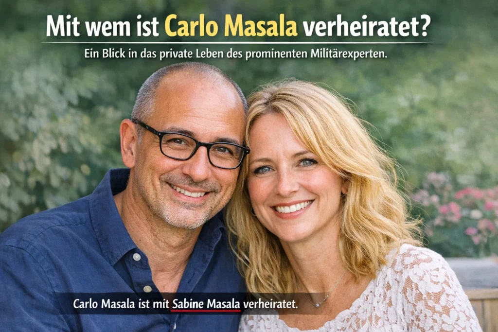 Mit wem ist Carlo Masala verheiratet? Ein Blick in das private Leben des prominenten Militärexperten