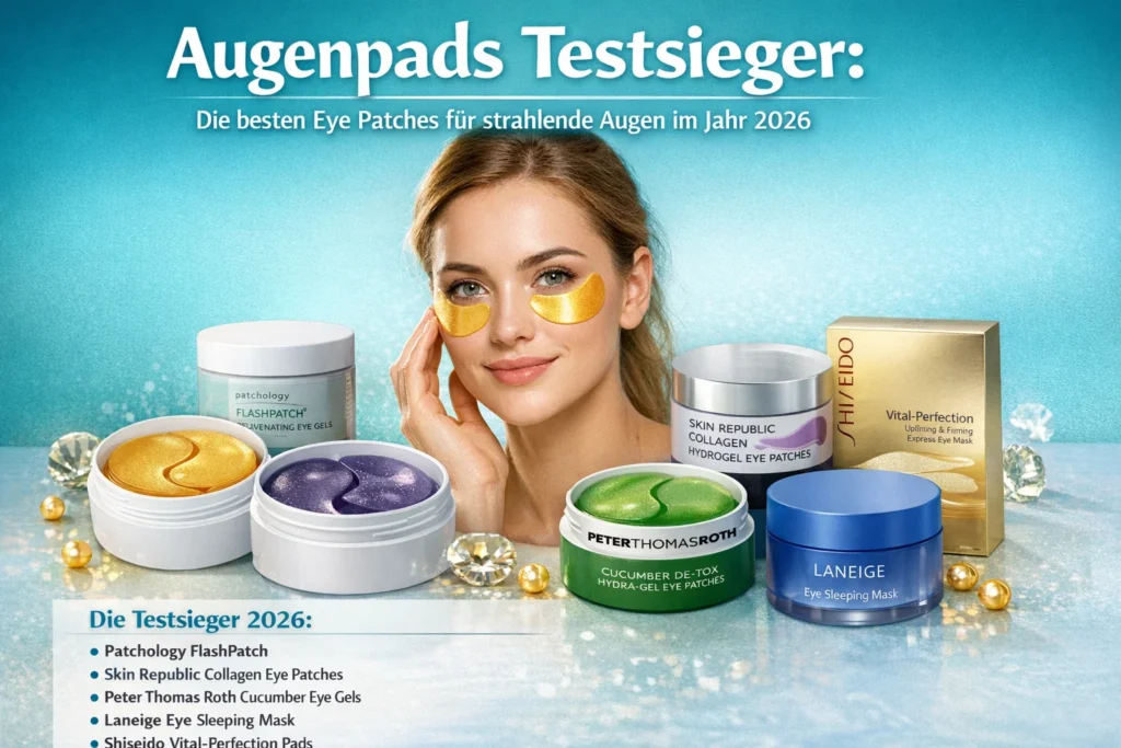 Augenpads Testsieger: Die besten Eye Patches für strahlende Augen im Jahr 2026
