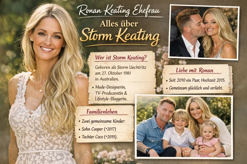 Ronan Keating Ehefrau: Alles über Storm Keating