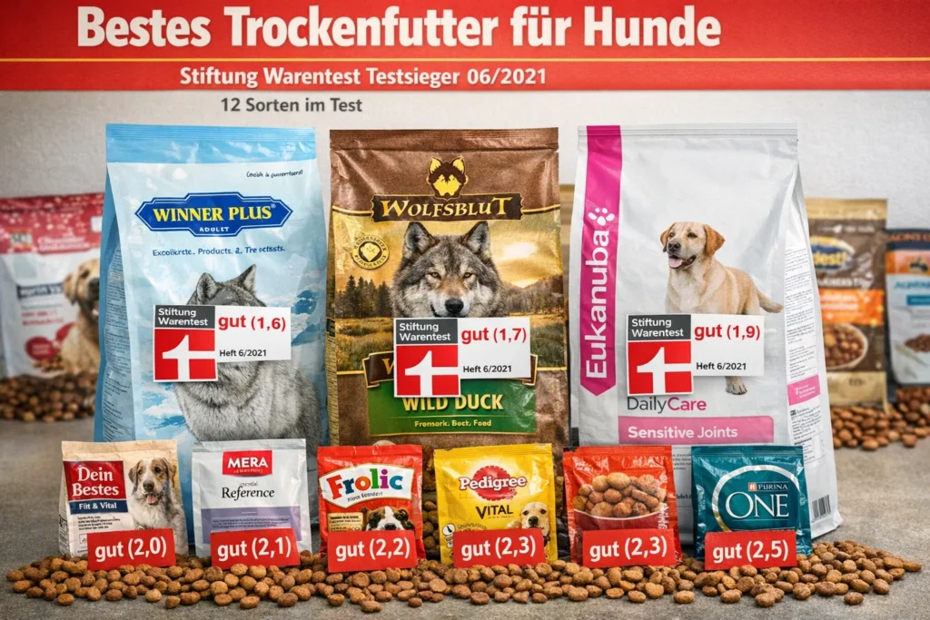 Bestes Trockenfutter Hunde Stiftung Warentest