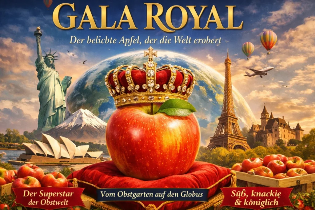Gala Royal: Der beliebte Apfel, der die Welt erobert