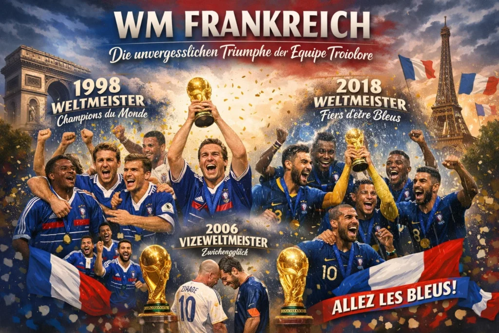 WM Frankreich – Die unvergesslichen Triumphe der Équipe Tricolore