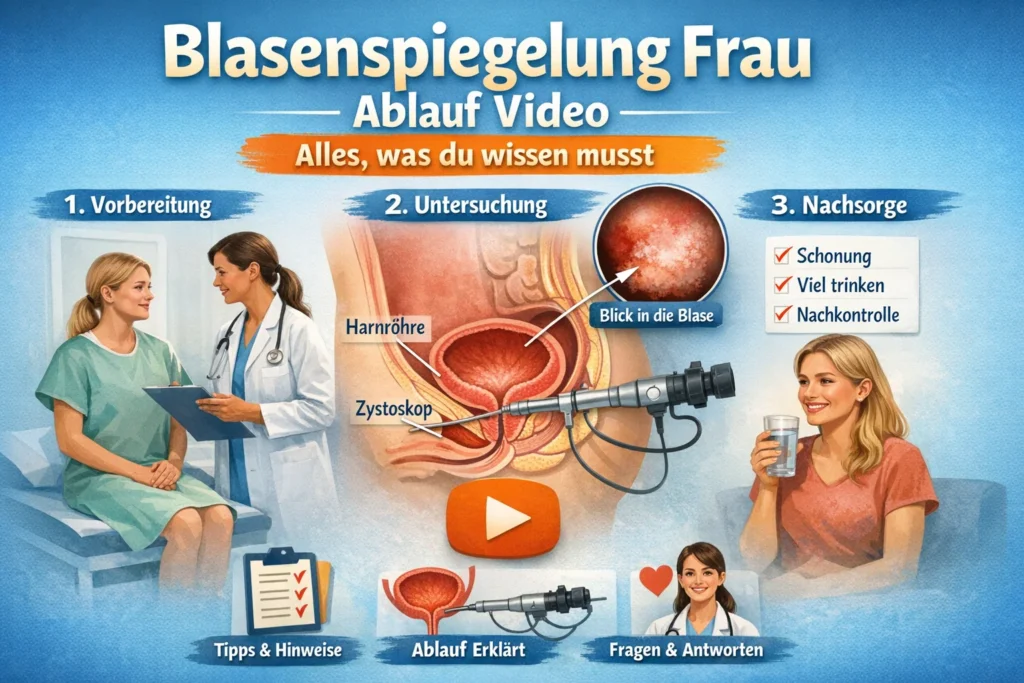 Blasenspiegelung Frau Ablauf Video – Alles, was du wissen musst