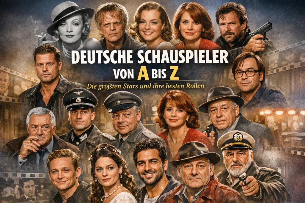 Deutsche Schauspieler von A bis Z: Die größten Stars und ihre besten Rollen