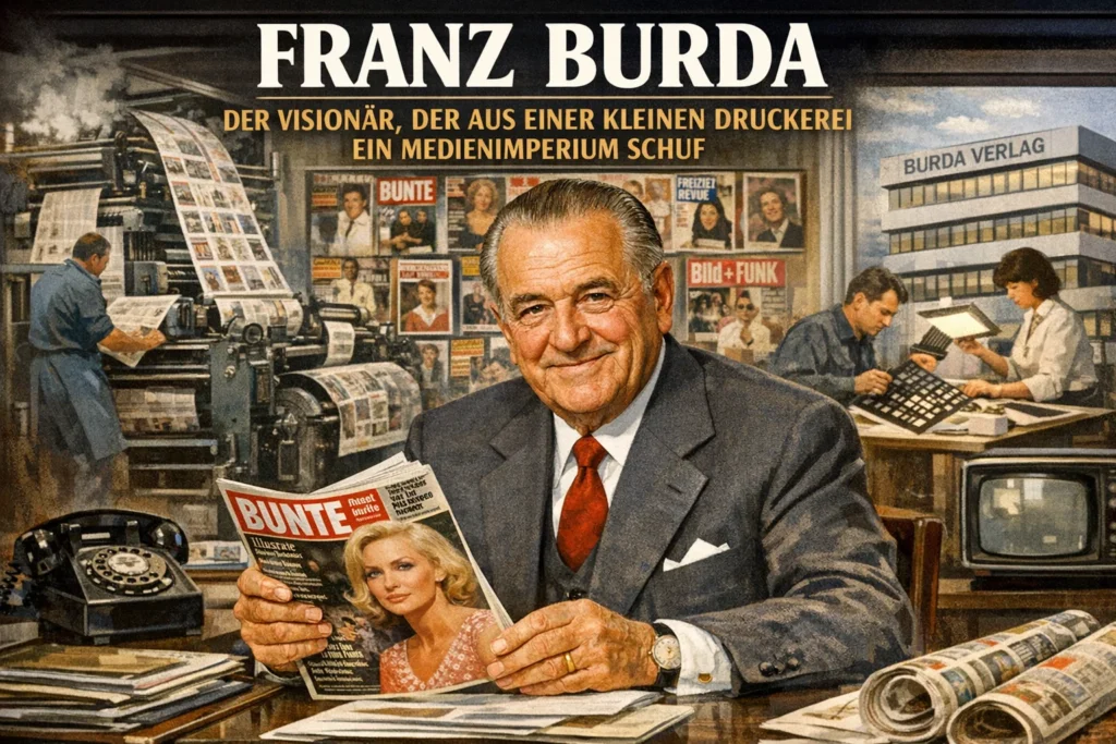 Franz Burda: Der Visionär, der aus einer kleinen Druckerei ein Medienimperium schuf
