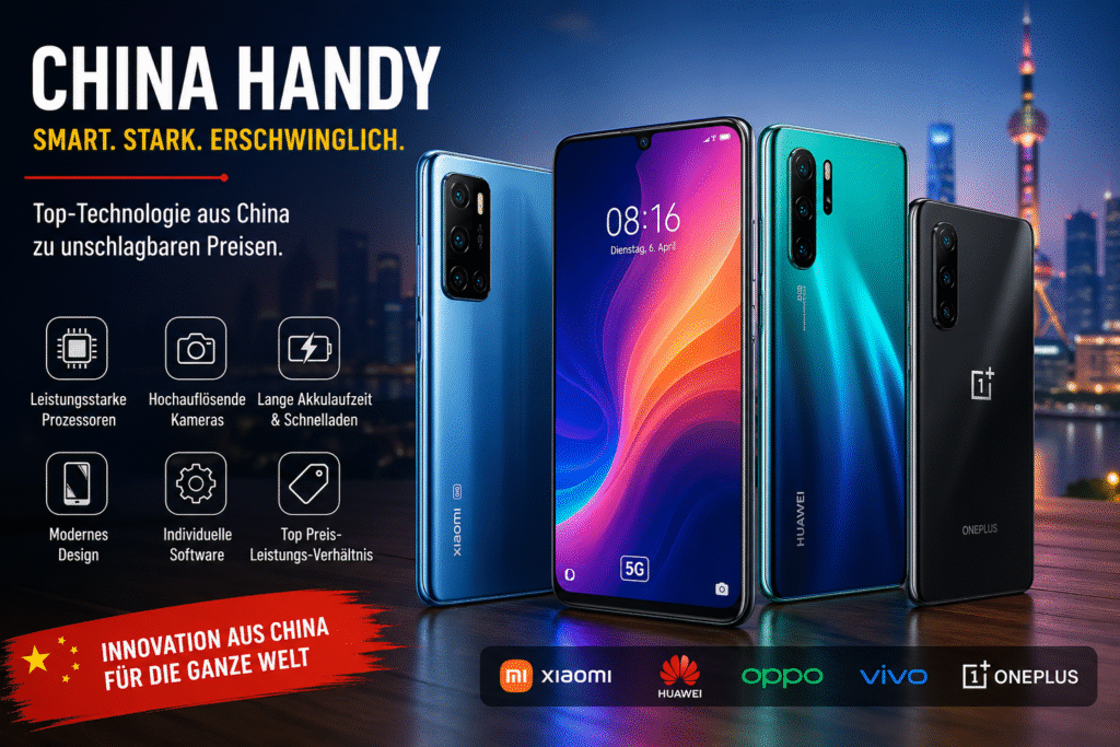 China Handy: Der große Ratgeber zu günstigen Smartphones aus China