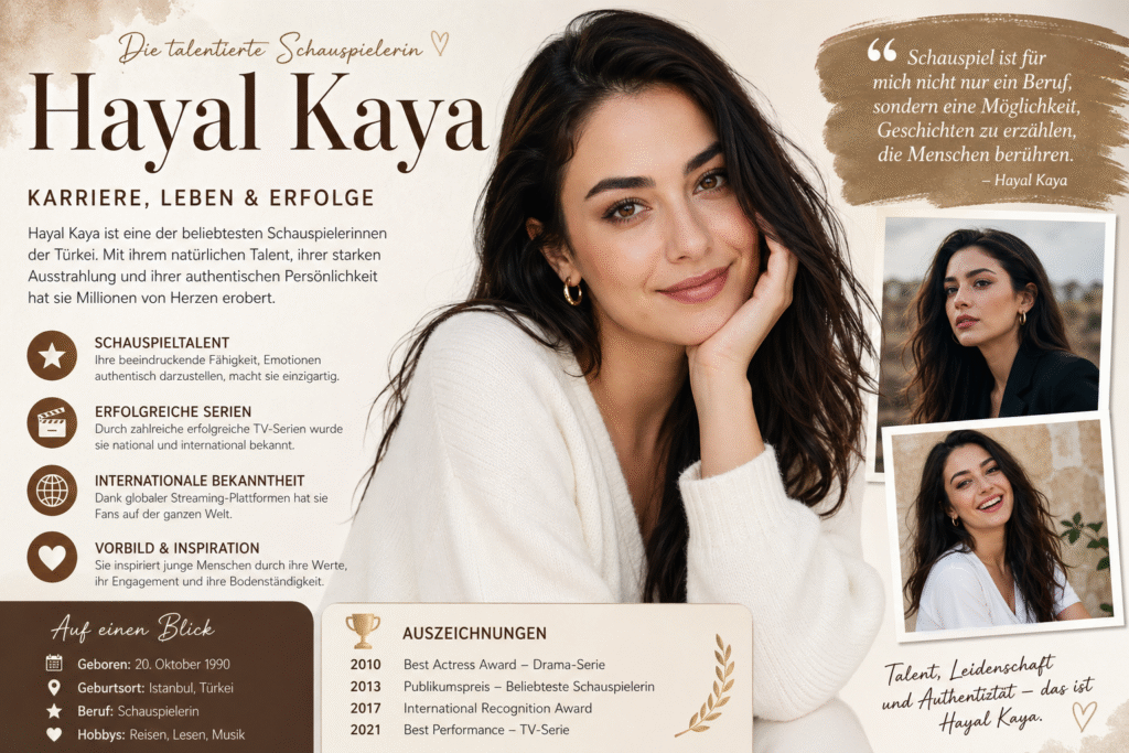 Hayal Kaya – Karriere, Leben und Einfluss einer modernen Ikone