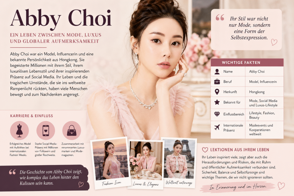 Abby Choi: Ein umfassender Einblick in Leben, Einfluss und öffentliche Aufmerksamkeit