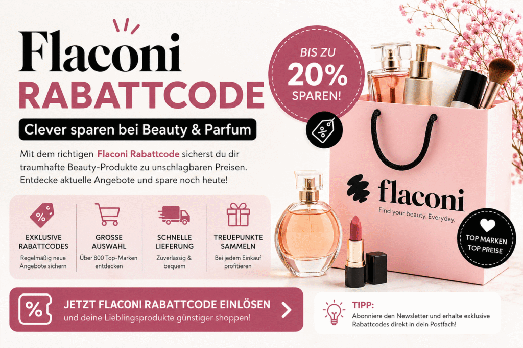 Flaconi Rabattcode: So sparst du clever bei Beauty & Parfum
