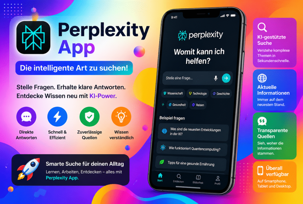 Perplexity App: Die intelligente Zukunft der Suche und Informationsbeschaffung