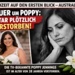 hochzeit auf den ersten blick – australien poppy stirbt
