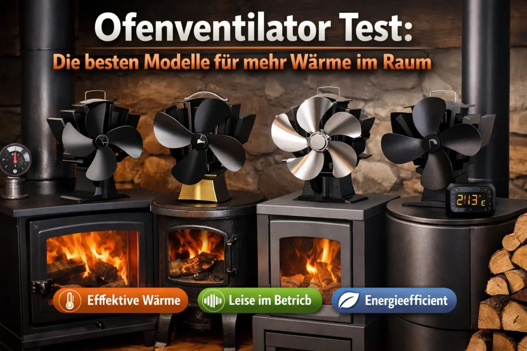 Ofenventilator Test: Die besten Modelle für mehr Wärme im Raum