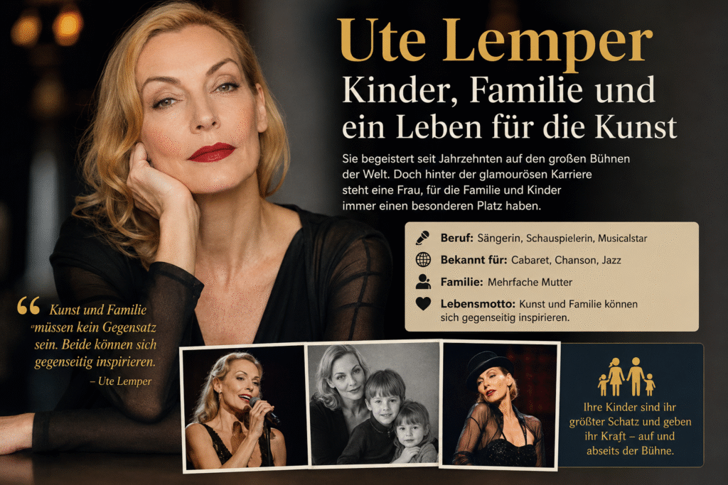 Ute Lemper Kinder – Familie, Karriere und das Leben zwischen Bühne und Privatwelt