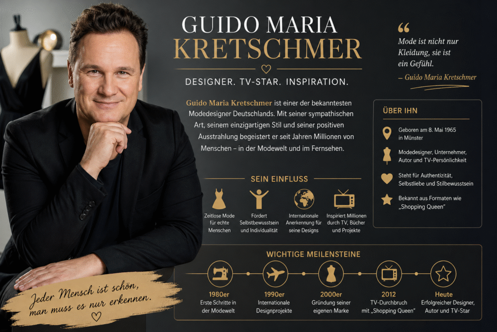 Guido Maria Kretschmer – Leben, Karriere, Stil und Einfluss auf die Modewelt
