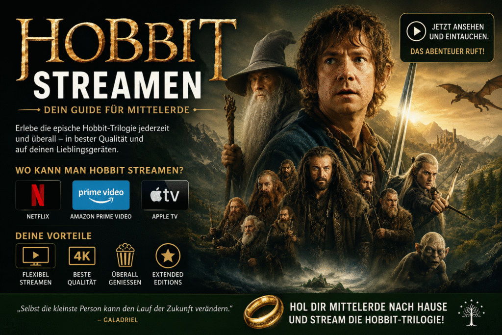Hobbit streamen – Der ultimative Guide für Fans von Mittelerde