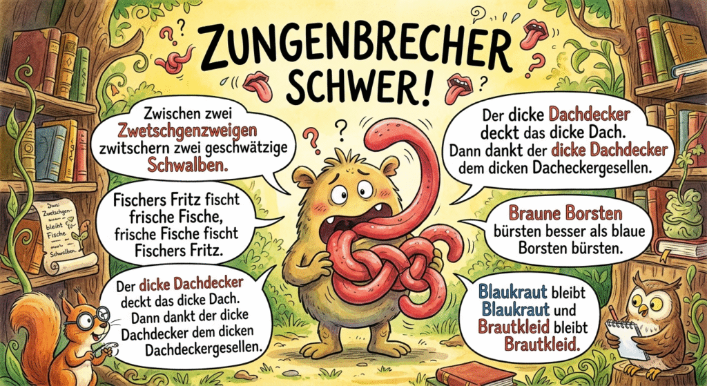 Zungenbrecher schwer